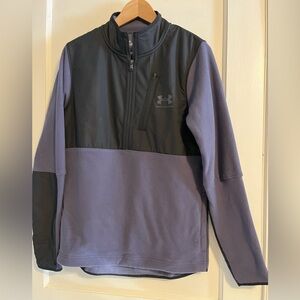 Under Armour Women’s Black and Purple Sweater